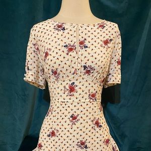 ModCloth Floral Print Dress